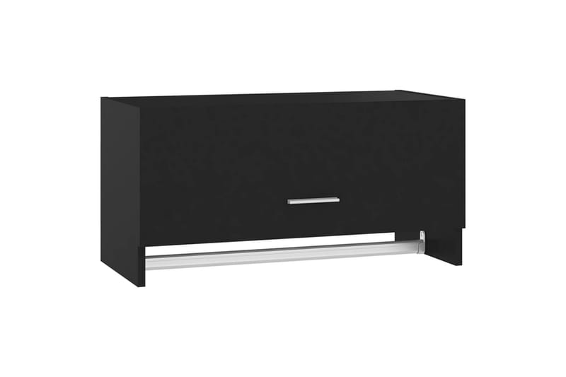 Vaatekaappi musta 70x32,5x35 cm lastulevy - Säilytys - Vaatesäilytys - Vaatekaappi