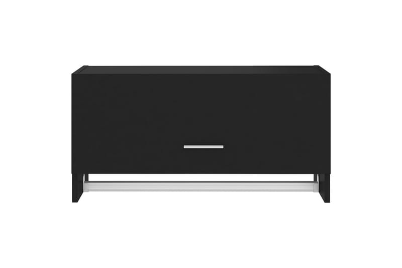Vaatekaappi musta 70x32,5x35 cm lastulevy - Säilytys - Vaatesäilytys - Vaatekaappi