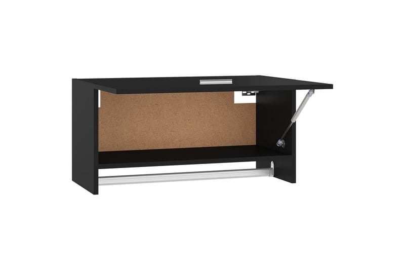 Vaatekaappi musta 70x32,5x35 cm lastulevy - Säilytys - Vaatesäilytys - Vaatekaappi