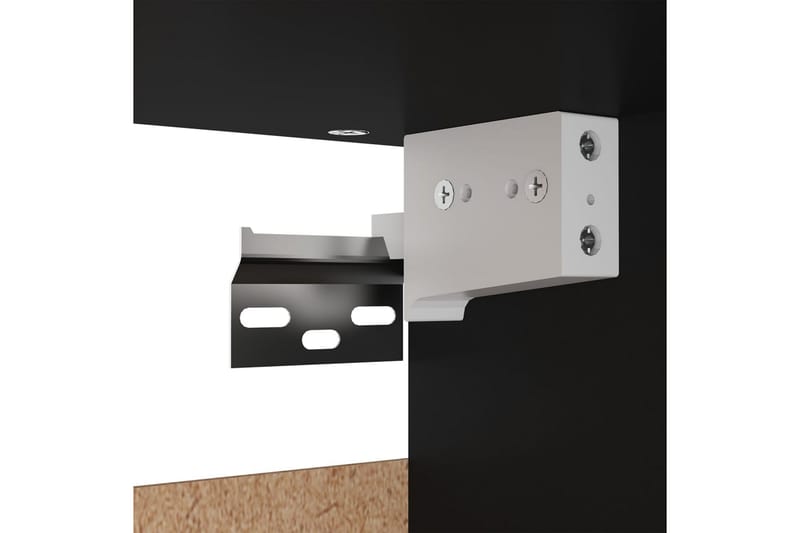 Vaatekaappi musta 70x32,5x35 cm lastulevy - Säilytys - Vaatesäilytys - Vaatekaappi
