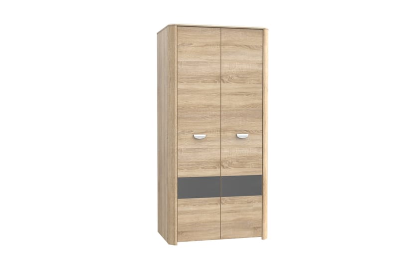 Vaatekaappi Mycheal 133x194 cm - Ruskea - Säilytys - Vaatesäilytys - Vaatekaappi