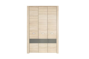 Vaatekaappi Mycheal 133x194 cm - Ruskea - Säilytys - Vaatesäilytys - Vaatekaappi