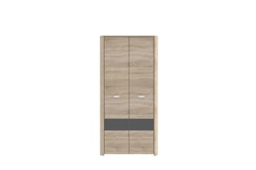 Vaatekaappi Mycheal 133x194 cm - Ruskea - Säilytys - Vaatesäilytys - Vaatekaappi