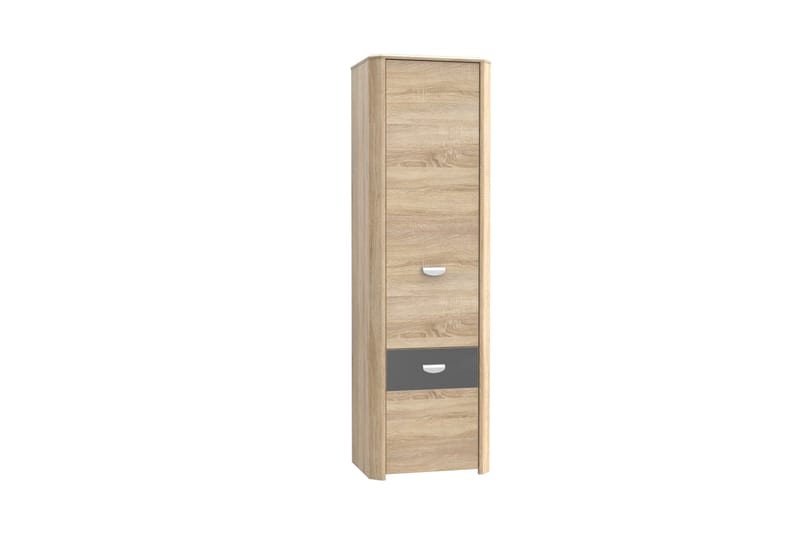 Vaatekaappi Mycheal 59x194 cm - Ruskea - Säilytys - Vaatesäilytys - Vaatekaappi