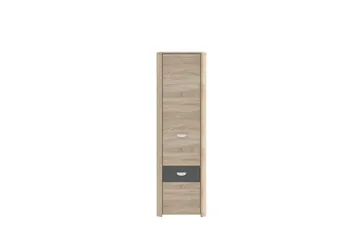 Vaatekaappi Mycheal 59x194 cm - Ruskea - Säilytys - Vaatesäilytys - Vaatekaappi