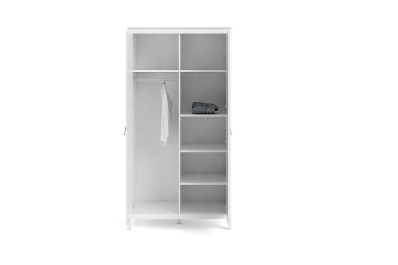 Vaatekaappi Osterholm 58x102 cm - Valkoinen - Säilytys - Vaatesäilytys - Vaatekaappi