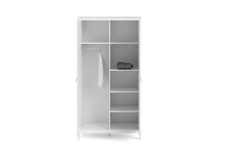 Vaatekaappi Osterholm 58x102 cm - Valkoinen - Säilytys - Vaatesäilytys - Vaatekaappi