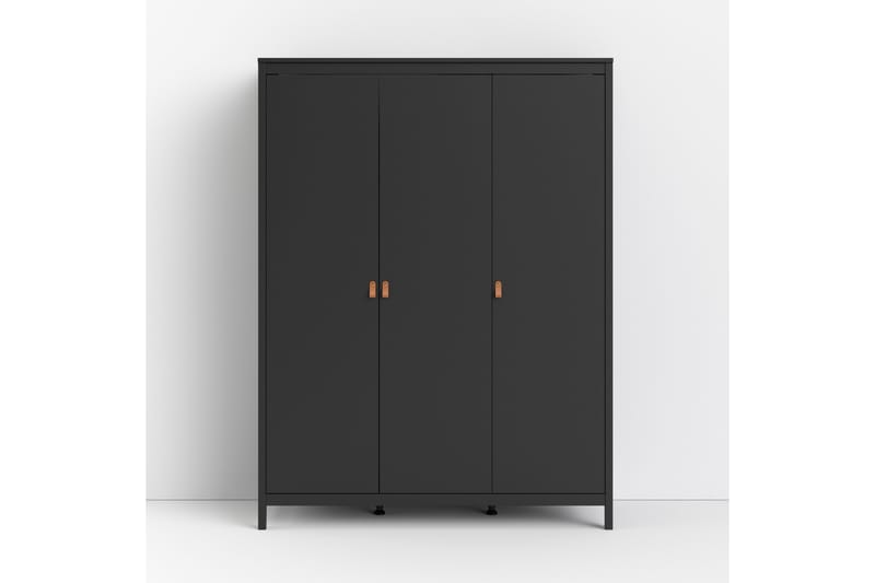 Vaatekaappi Osterholm 58x150 cm - Musta - Säilytys - Vaatesäilytys - Vaatekaappi