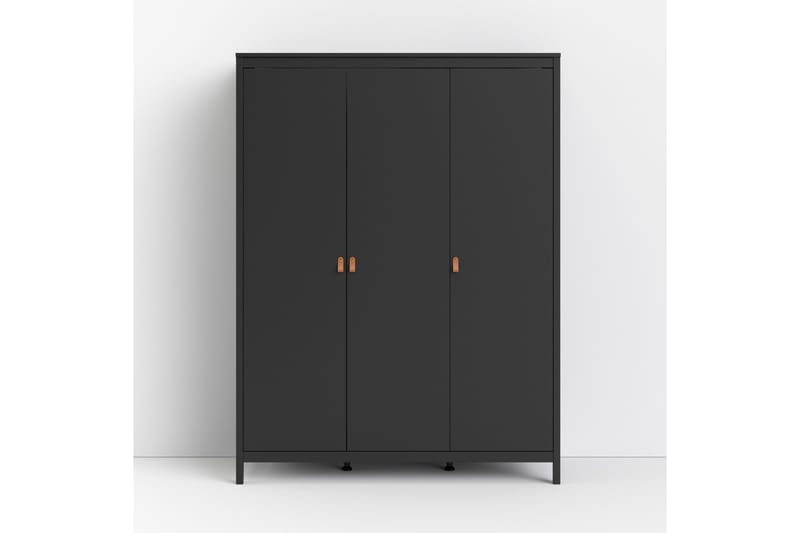 Vaatekaappi Osterholm 58x150 cm - Musta - Säilytys - Vaatesäilytys - Vaatekaappi