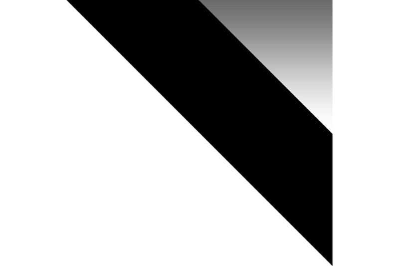 Vaatekaappi Ottery - Valkoinen/Musta - Säilytys - Vaatesäilytys - Vaatekaappi