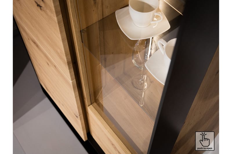 Vaatekaappi Quant 41x60 cm - Tammi/Musta - Säilytys - Vaatesäilytys - Vaatekaappi