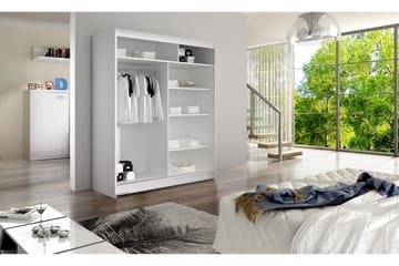 Vaatekaappi Richmond 150x58x200 cm - Ruskea - Säilytys - Vaatesäilytys - Vaatekaappi