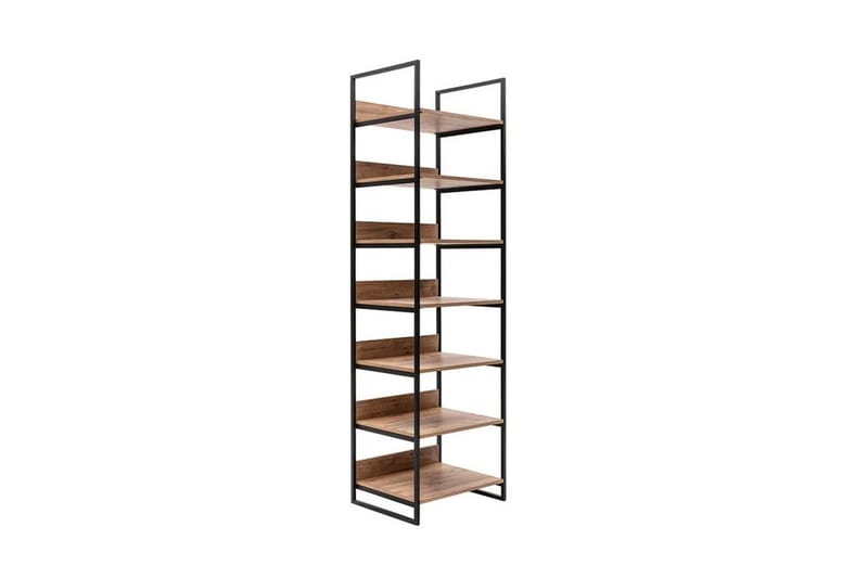 Vaatekaappi Rok 52x104 cm 11 Hyllyä - Luonnonväri - Säilytys - Vaatesäilytys - Vaatekaappi