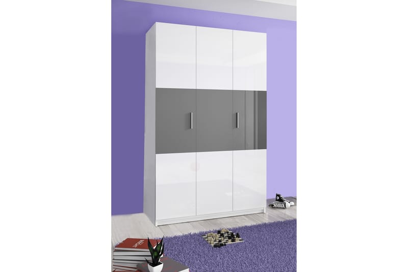 Vaatekaappi Salathiel 120 cm - Musta - Säilytys - Vaatesäilytys - Vaatekaappi