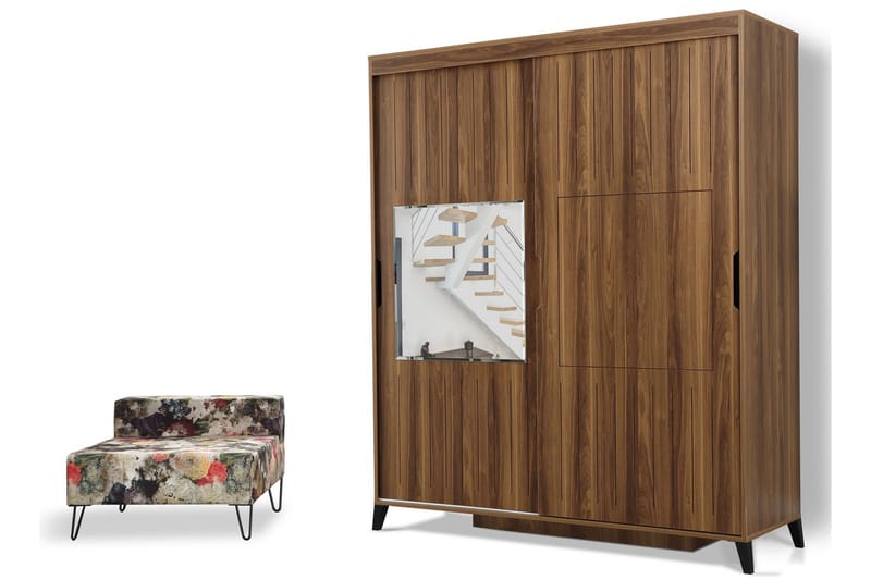 Vaatekaappi Skoglund 160 - Säilytys - Vaatesäilytys - Vaatekaappi