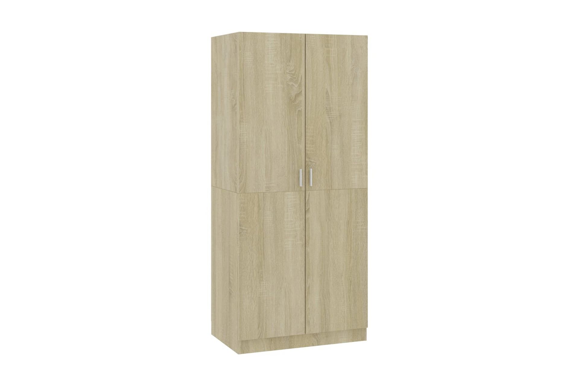 Vaatekaappi Sonoma-tammi 80x52x180 cm lastulevy - Ruskea - Säilytys - Vaatesäilytys - Vaatekaappi
