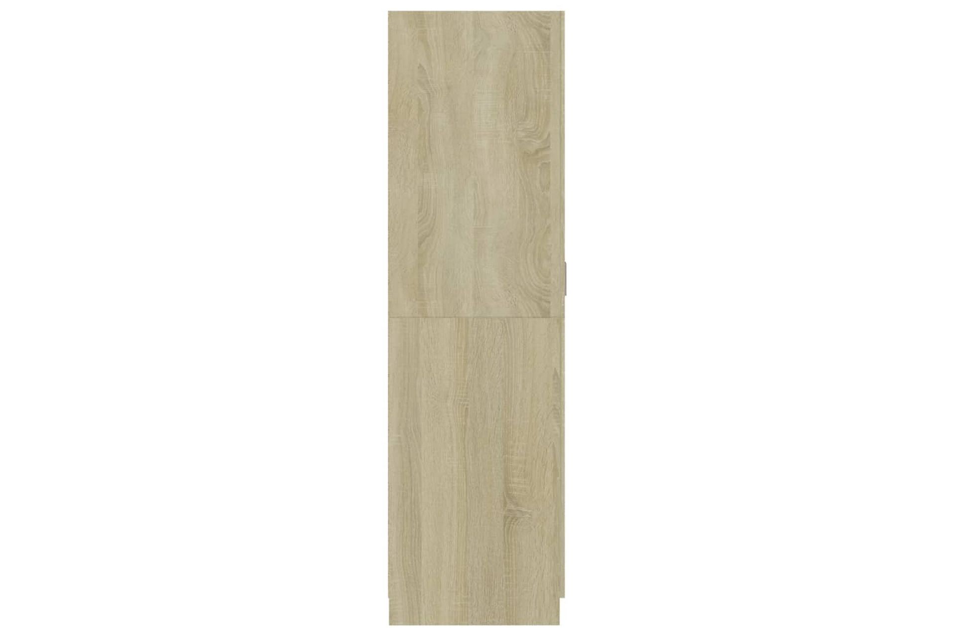 Vaatekaappi Sonoma-tammi 80x52x180 cm lastulevy - Ruskea - Säilytys - Vaatesäilytys - Vaatekaappi