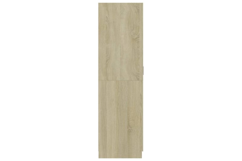 Vaatekaappi Sonoma-tammi 80x52x180 cm lastulevy - Ruskea - Säilytys - Vaatesäilytys - Vaatekaappi