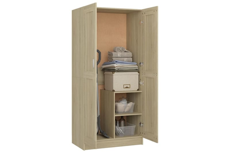 Vaatekaappi Sonoma-tammi 82,5x51,5x180 cm lastulevy - Säilytys - Vaatesäilytys - Vaatekaappi