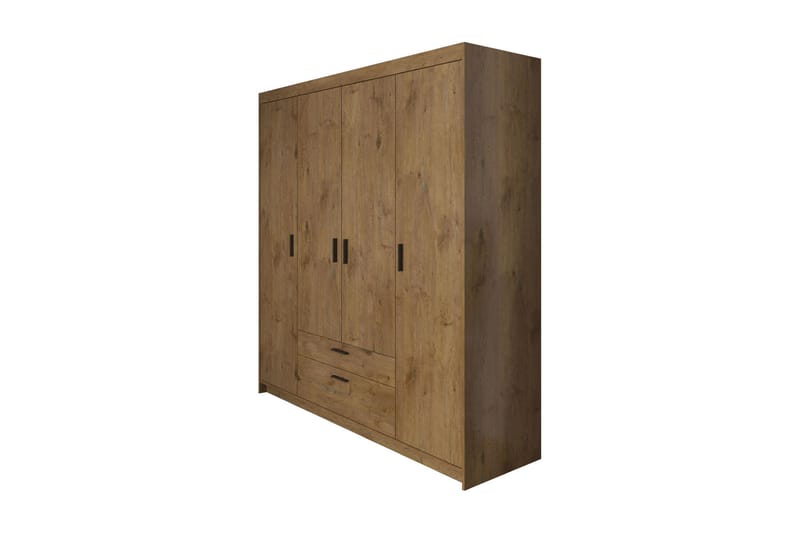 Vaatekaappi Sveaborg 53x190x176,3 cm - Luonnonväri - Säilytys - Vaatesäilytys - Vaatekaappi