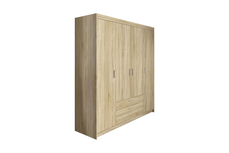 Vaatekaappi Sveaborg 53x190x176,3 cm - Tammi - Säilytys - Vaatesäilytys - Vaatekaappi
