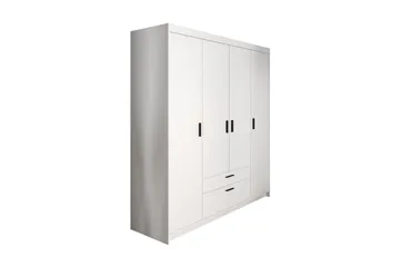 Vaatekaappi Sveaborg 53x190x176,3 cm - Valkoinen - Säilytys - Vaatesäilytys - Vaatekaappi