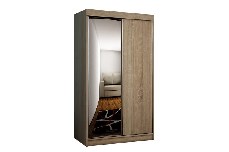 Vaatekaappi Top 100x62x200 cm - Beige - Säilytys - Vaatesäilytys - Vaatekaappi