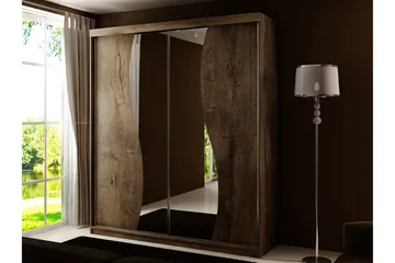 Vaatekaappi Top 62x150 cm - Tumma saarni - Säilytys - Vaatesäilytys - Vaatekaappi
