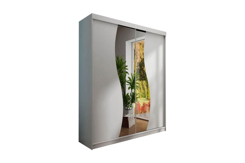 Vaatekaappi Top 62x150 cm - Valkoinen - Säilytys - Vaatesäilytys - Vaatekaappi