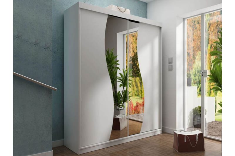 Vaatekaappi Top 62x150 cm - Valkoinen - Säilytys - Vaatesäilytys - Vaatekaappi