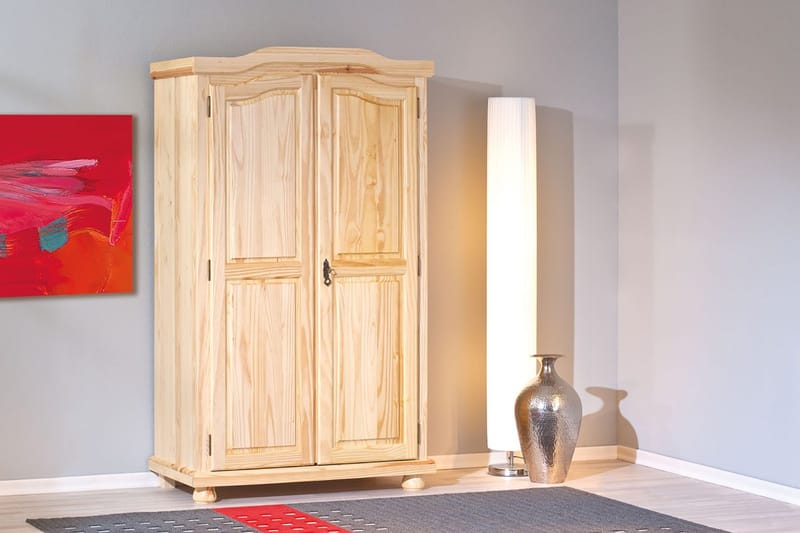 Vaatekaappi Toulouse 104 cm - Mänty - Säilytys - Vaatesäilytys - Vaatekaappi