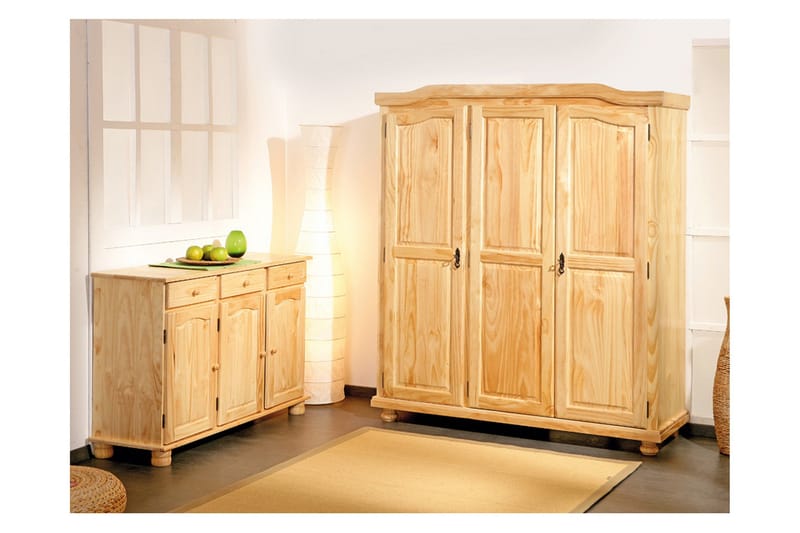 Vaatekaappi Toulouse 150 cm - Mänty - Säilytys - Vaatesäilytys - Vaatekaappi