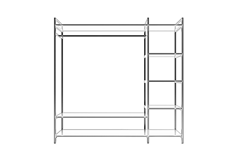 Vaatekaappi Trendel 100x40 cm - Valkoinen - Säilytys - Vaatesäilytys - Vaatekaappi