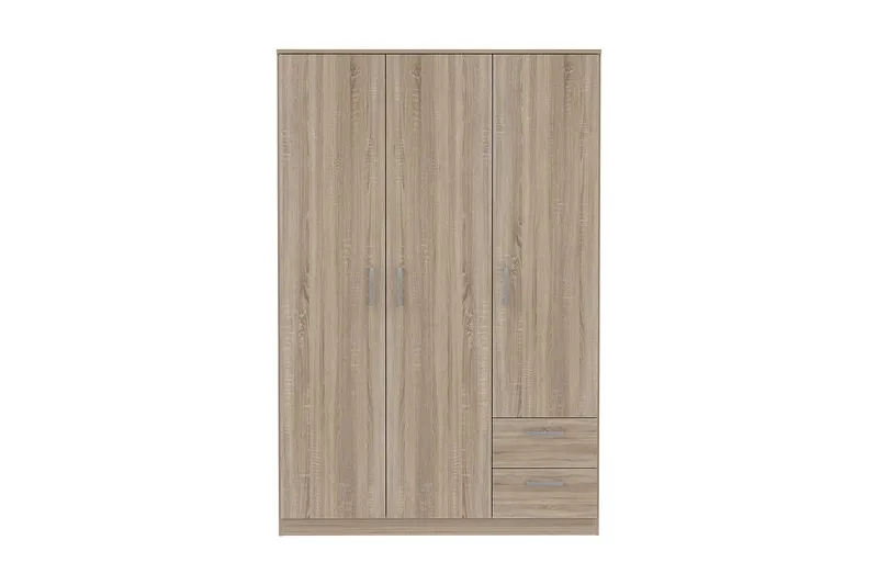 Vaatekaappi Trerank 123x185 cm, Ruskea