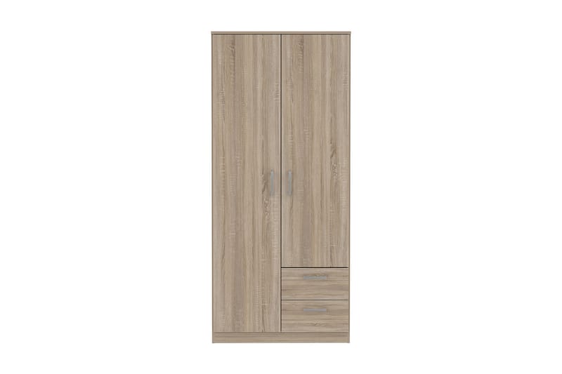Vaatekaappi Trerank 82x185 cm - Ruskea - Säilytys - Vaatesäilytys - Vaatekaappi