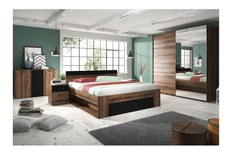 Vaatekaappi Urbina - Säilytys - Vaatesäilytys - Vaatekaappi