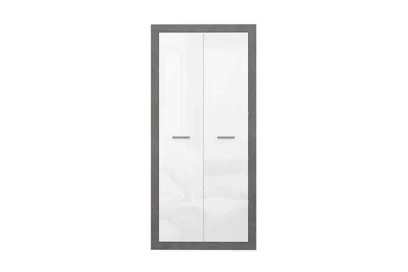 Vaatekaappi Uzunkop 54x92 cm - Harmaa/Valkoinen - Säilytys - Vaatesäilytys - Vaatekaappi