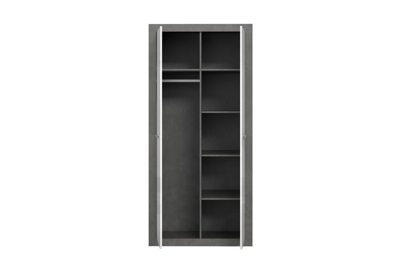 Vaatekaappi Uzunkop 54x92 cm - Harmaa/Valkoinen - Säilytys - Vaatesäilytys - Vaatekaappi