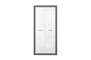 Vaatekaappi Uzunkop 54x92 cm - Harmaa/Valkoinen - Säilytys - Vaatesäilytys - Vaatekaappi