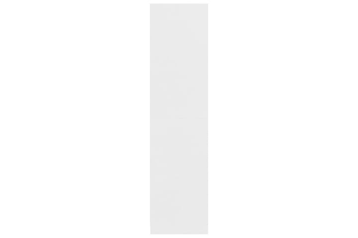 Vaatekaappi valkoinen 100x50x200 cm lastulevy - Valkoinen - Vaatekaappi