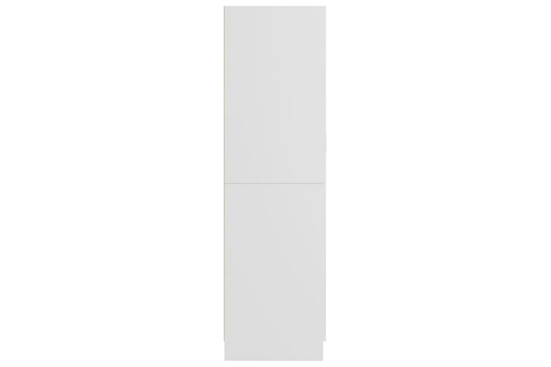 Vaatekaappi valkoinen 82,5x51,5x180 cm lastulevy - Säilytys - Vaatesäilytys - Vaatekaappi