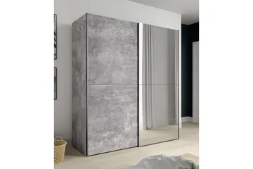 Vaatekaappi Velingrad 62x171 cm - Harmaa - Säilytys - Vaatesäilytys - Vaatekaappi