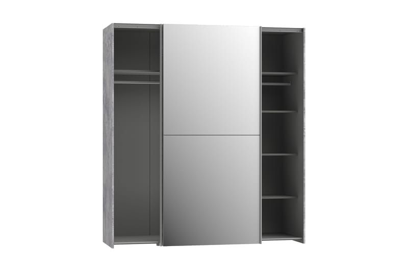 Vaatekaappi Velingrad 62x171 cm - Harmaa - Säilytys - Vaatesäilytys - Vaatekaappi