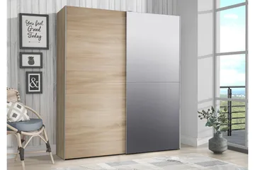 Vaatekaappi Velingrad 62x171 cm - Ruskea - Säilytys - Vaatesäilytys - Vaatekaappi