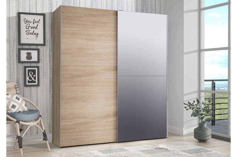 Vaatekaappi Velingrad 62x171 cm - Ruskea - Säilytys - Vaatesäilytys - Vaatekaappi