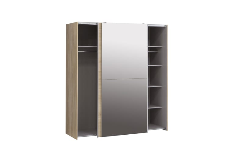 Vaatekaappi Velingrad 62x171 cm - Ruskea - Säilytys - Vaatesäilytys - Vaatekaappi