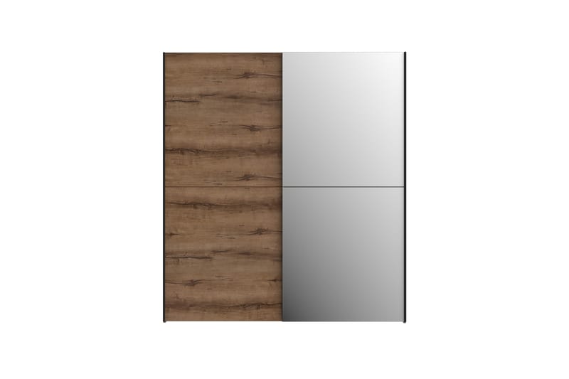 Vaatekaappi Velingrad 62x171 cm - Ruskea/Musta - Säilytys - Vaatesäilytys - Vaatekaappi