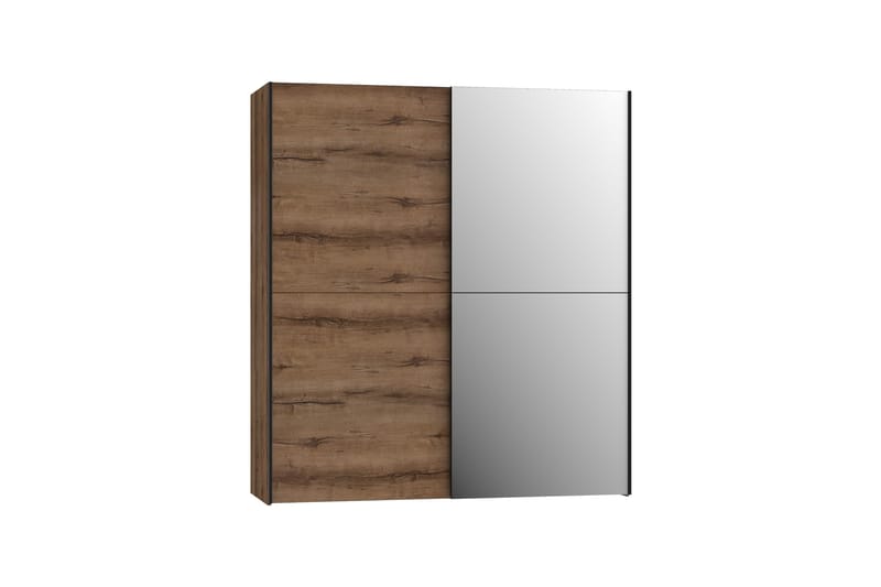 Vaatekaappi Velingrad 62x171 cm - Ruskea/Musta - Säilytys - Vaatesäilytys - Vaatekaappi