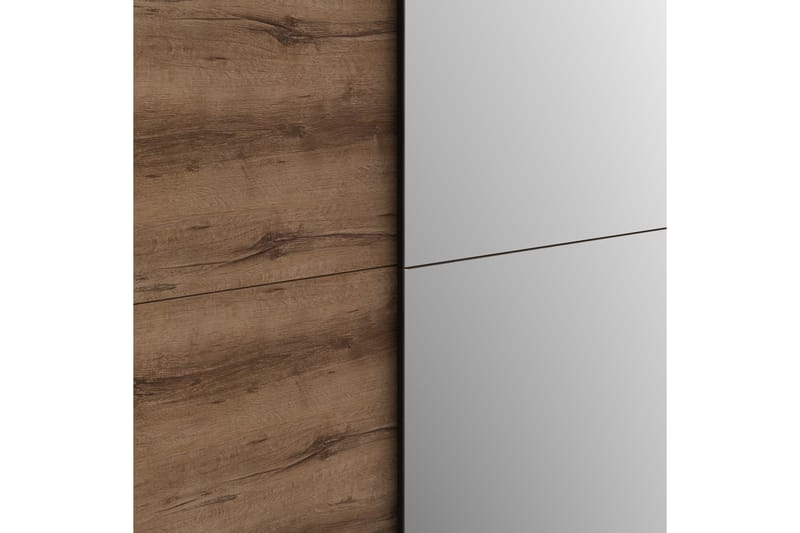 Vaatekaappi Velingrad 62x171 cm - Ruskea/Musta - Säilytys - Vaatesäilytys - Vaatekaappi