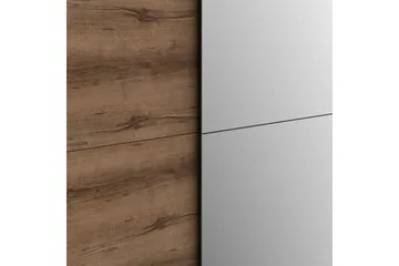 Vaatekaappi Velingrad 62x171 cm - Ruskea/Musta - Säilytys - Vaatesäilytys - Vaatekaappi